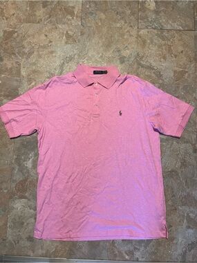 Ralph Lauren Light Pink Short Sleeve Polo